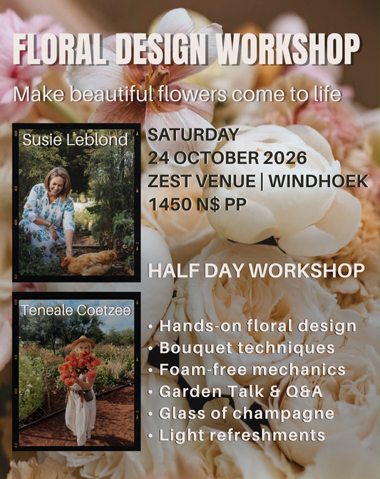 FLORAL DESIGN Workshop 24 October 2026